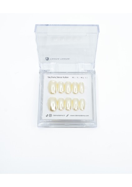 Tekrar Kullanılabilir El Yapımı Protez Takma Tırnak TT1224 - Neon Crush - 10'lu indirimleri