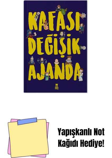 Kafası Değişik Ajanda + Yapışkanlı Not Kağıdı