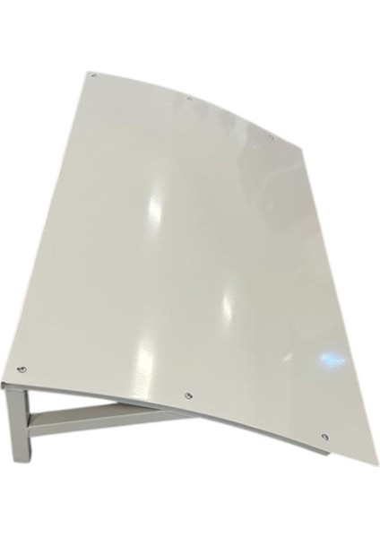 Metal Kapı Pencere Üstü Pratik Sundurma 95 cm x 60 cm x 25 cm Krem Rengi modelleri
