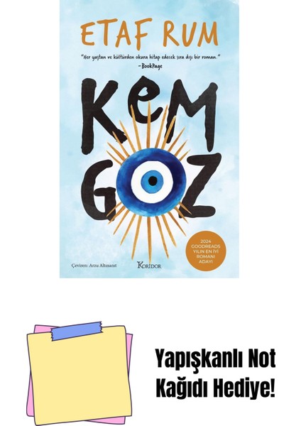 Kem Göz + Yapışkanlı Not Kağıdı