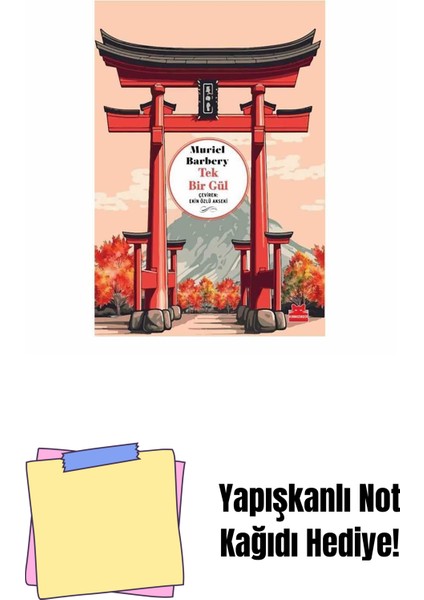 Tek Bir Gül + Yapışkanlı Not Kağıdı