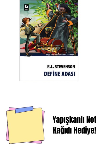 Define Adası + Yapışkanlı Not Kağıdı