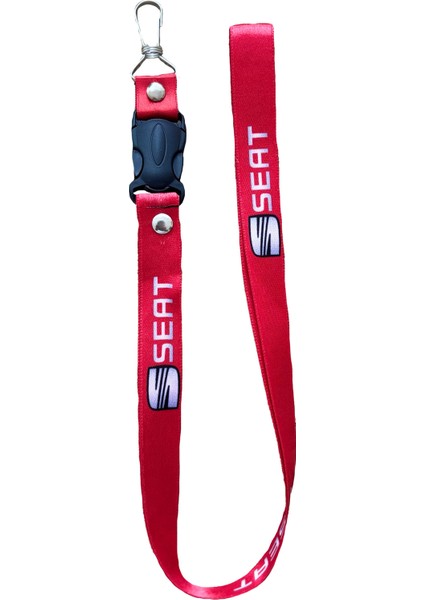 Seat Uyumlu Kırmızı Renk Yüksek Kalite Oto Ayna Askısı ve Ayna Ipi