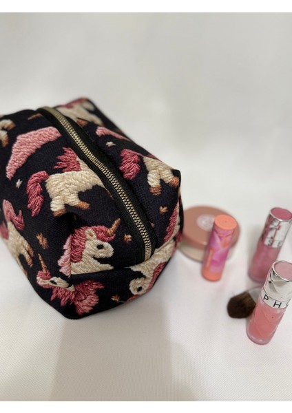 Makyaj Çantası Unicorn Desenli fiyatları