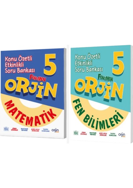 Orjin 5. Sınıf Matematik & Fen Soru Bankası