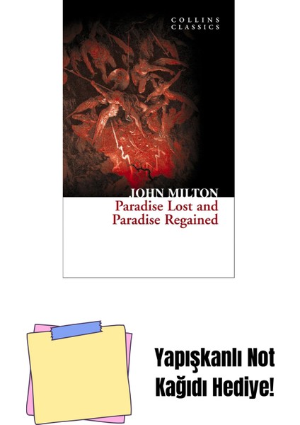 Paradise Lost And Paradise Regained (Collins Classics) + Yapışkanlı Not Kağıdı