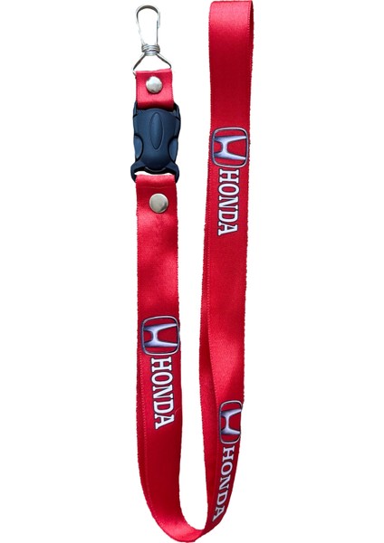 Honda Uyumlu, Kırmızı Renk, Yüksek Kalite Oto Ayna Askısı ve Ayna Ipi