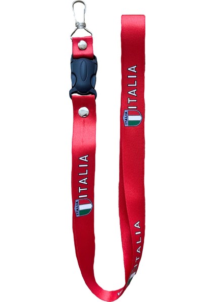 Italy Uyumlu, Kırmızı Renk, Yüksek Kalite Oto Ayna Askısı ve Ayna Ipi