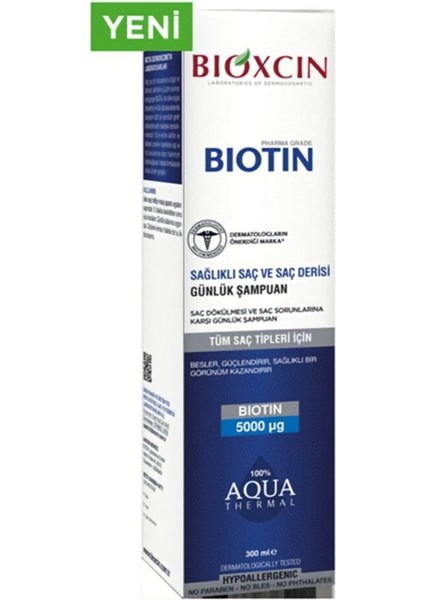 Biotin Şampuan 300 ml Günlük Bioxcin