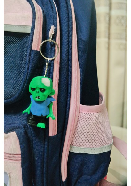 Sevimli Zombi Hediyelik Anahtarlık (Fosforlu)