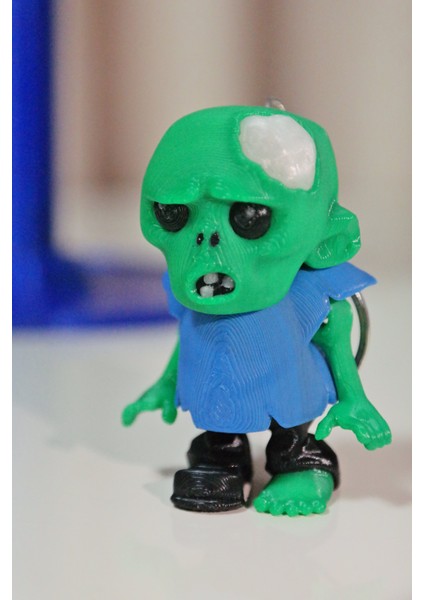 Sevimli Zombi Hediyelik Anahtarlık (Fosforlu)