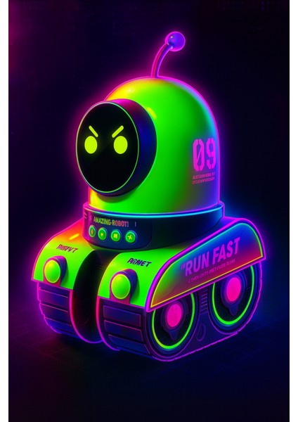 WH-E03 Müzikli LED Robot Gece Lambası 🎶 | Bluetooth Hoparlör + Projeksiyon + Değiştirilebilir Slayt | Çocuk Odası Işıklı Ninni & Gece Projektörü