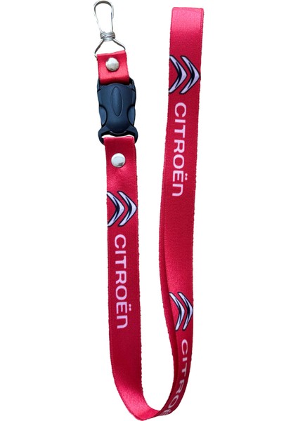 Citroen Uyumlu, Kırmızı Renk, Yüksek Kalite Oto Ayna Askısı ve Ayna Ipi