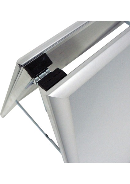 Çift Taraflı B2 (50X70) Eloksal Gri A Pano Kaldırım Panosu Reklam ve Afiş Panosu fiyatları