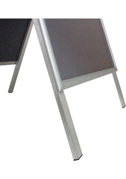 Çift Taraflı B2 (50X70) Eloksal Gri A Pano Kaldırım Panosu Reklam ve Afiş Panosu fırsatları