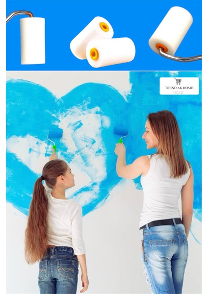 5 cm Yüksek Kaliteli Sünger Parmak Rulo Yedek Başlığı (100 Adet) fırsatları