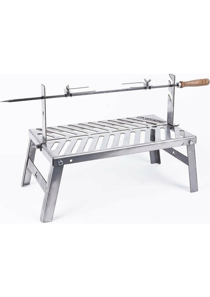 G-388 Stovo Ateş Üstü Izgara Şiş / Piliç Çevirme Aparatlı