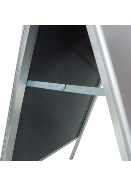 Çift Taraflı A1 (59.4X84.1) Eloksal Gri A Pano Kaldırım Panosu Reklam ve Afiş Panosu fiyatları