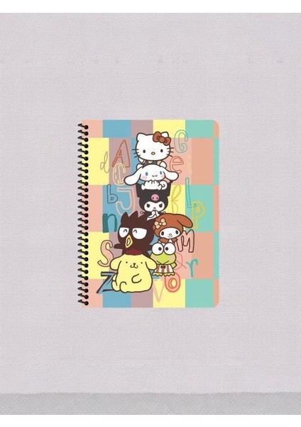 Hello Kitty And Friends 16X22,5 cm A5 Spiralli Defter– 80 Yaprak - Harfler fiyatları