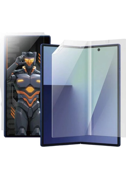 Samsung Galaxy Z Fold 7 Uyumlu Ön ve Arka 2in1 Ekran Koruyucu Gorilla Cam Anti Af Hd Görüntü Özellikli Full Body fiyatları