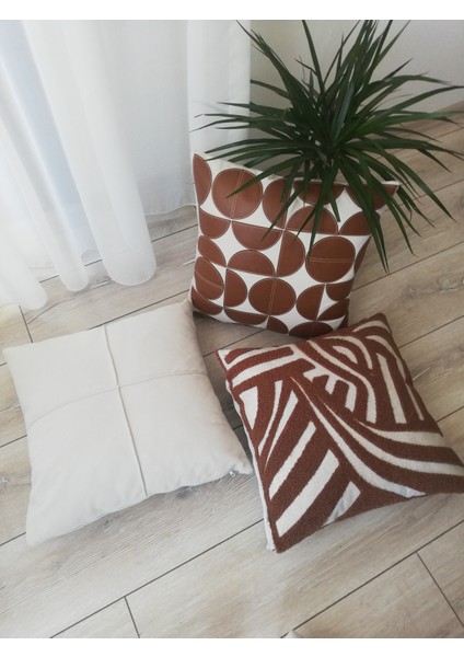 Modern Kombin Kırlent Kılıfı 3'lü Set