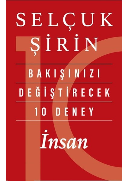Bakışınızı Değiştirecek 10 Deney : Insan - Selçuk Şirin | Popüler Kitaplar