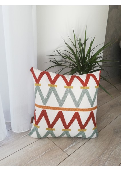 Lüks Bohem Dokuma T02 Kırlent Kılıfı 2'li Set