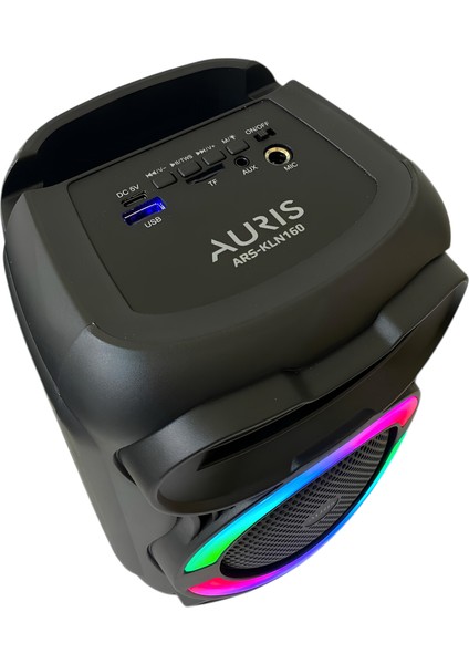 KLN160 Bluetooth Hoparlör 15 Watt Tws Karaoke Party Box Rgb Işıklı Tf/usb/aux Wireless Speaker modelleri