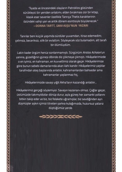 Akhilleus’un Şarkısı - Madeline Miller | Popüler Kitaplar fiyatları