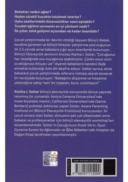 Bilinçli Bebek - Aletha J. Solter | Popüler Kitaplar fiyatları