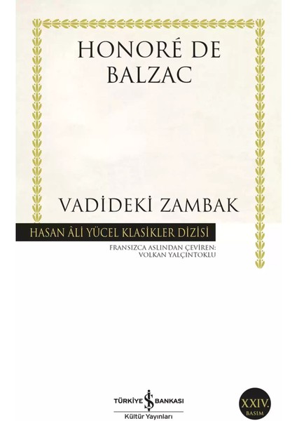 Vadideki Zambak - Honoré De Balzac | Popüler Kitaplar modelleri