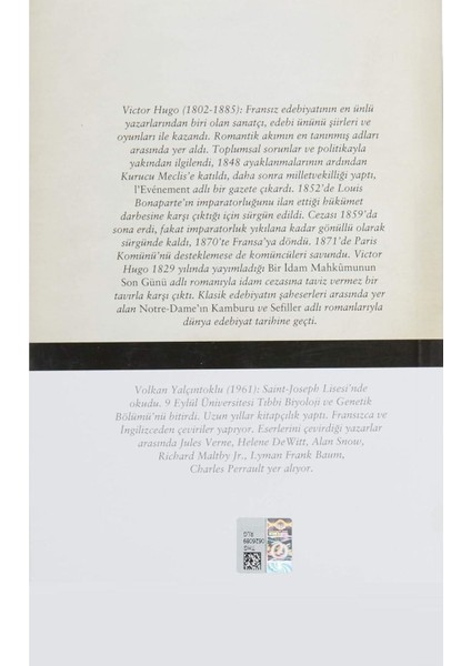 Bir Idam Mahkûmunun Son Günü - Victor Hugo | Popüler Kitaplar fiyatları