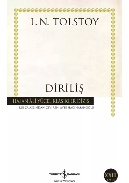 Diriliş - L.n. Tolstoy | Popüler Kitaplar