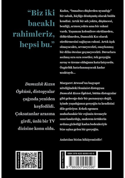 Damızlık Kızın Öyküsü - Margaret Atwood | Popüler Kitaplar fiyatları