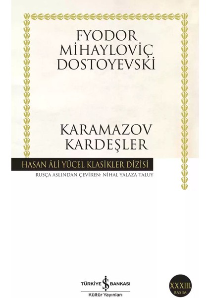 Karamazov Kardeşler - Fyodor Mihayloviç Dostoyevski | Popüler Kitaplar modelleri