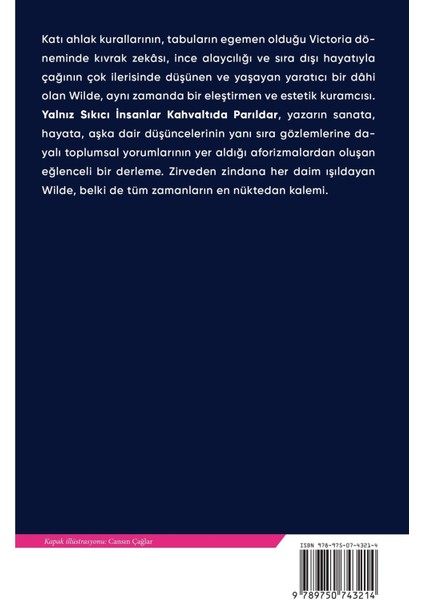 Yalnız Sıkıcı Insanlar Kahvaltıda Parıldar - Oscar Wilde | Popüler Kitaplar fiyatları