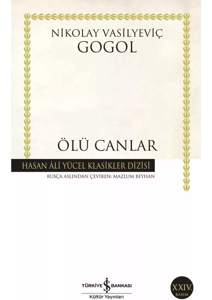 Ölü Canlar - Nikolay Vasilyeviç Gogol | Popüler Kitaplar