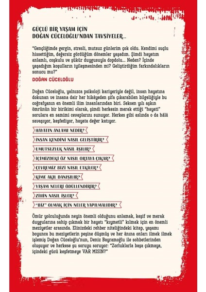 Var Mısın? Güçlü Bir Yaşam Için Öneriler - Doğan Cüceloğlu | Popüler Kitaplar