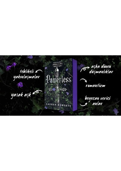 Türkçe Baskı: Powerless - Lauren Roberts | Popüler Kitaplar fiyatları