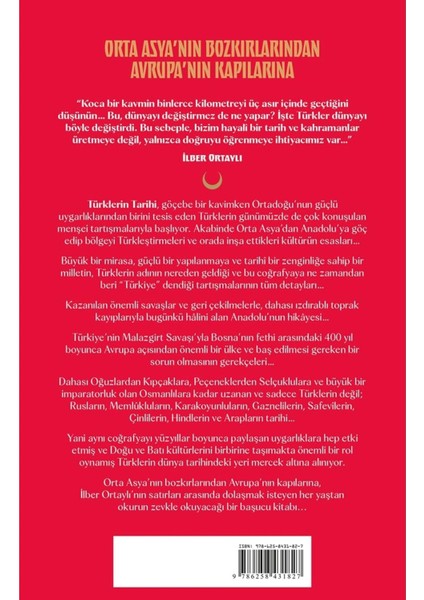 Türklerin Tarihi - Ilber Ortaylı | Popüler Kitaplar fiyatları