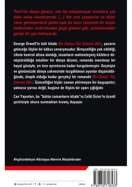 1984 / Türkçe Baskı - George Orwell | Popüler Kitaplar fiyatları