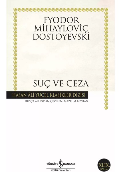 Suç ve Ceza - F.m. Dostoyevski | Popüler Kitaplar