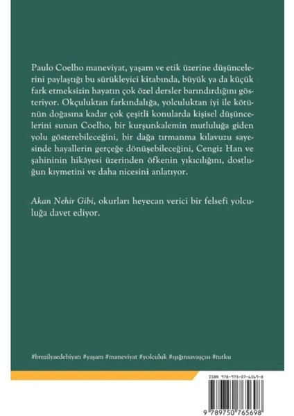 Akan Nehir Gibi - Paulo Coelho | Popüler Kitaplar fiyatları
