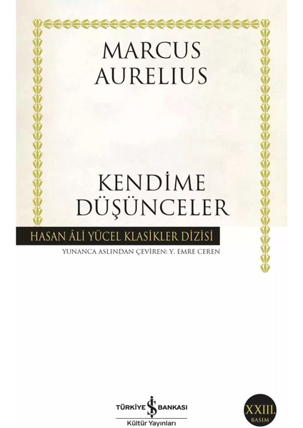 Kendime Düşünceler - Marcus Aurelius | Popüler Kitaplar modelleri