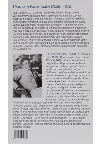 Kızıl Veba - Jack London | Popüler Kitaplar fiyatları