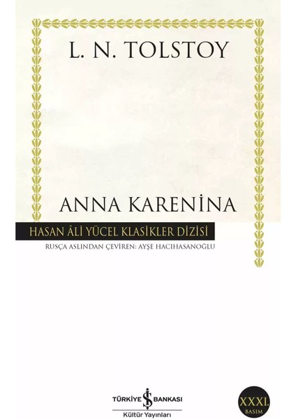 Anna Karenina - L.n. Tolstoy | Popüler Kitaplar
