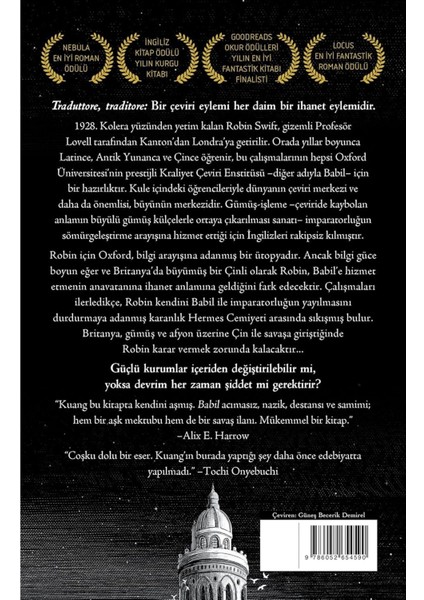 Türkçe Baskı: Babil - R. F. Kuang | Popüler Kitaplar fiyatları