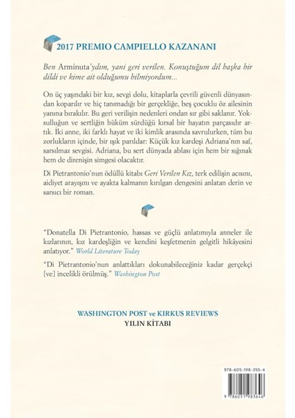 Geri Verilen Kız - Donatella Di Pietrantonio | Popüler Kitaplar fiyatları