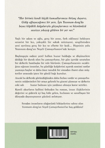 Yeonnam-Dong'un Neşeli Çamaşırhanesi - Kim Jiyun | Popüler Kitaplar fiyatları