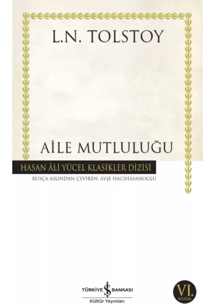 Aile Mutluluğu - L.n. Tolstoy | Popüler Kitaplar modelleri